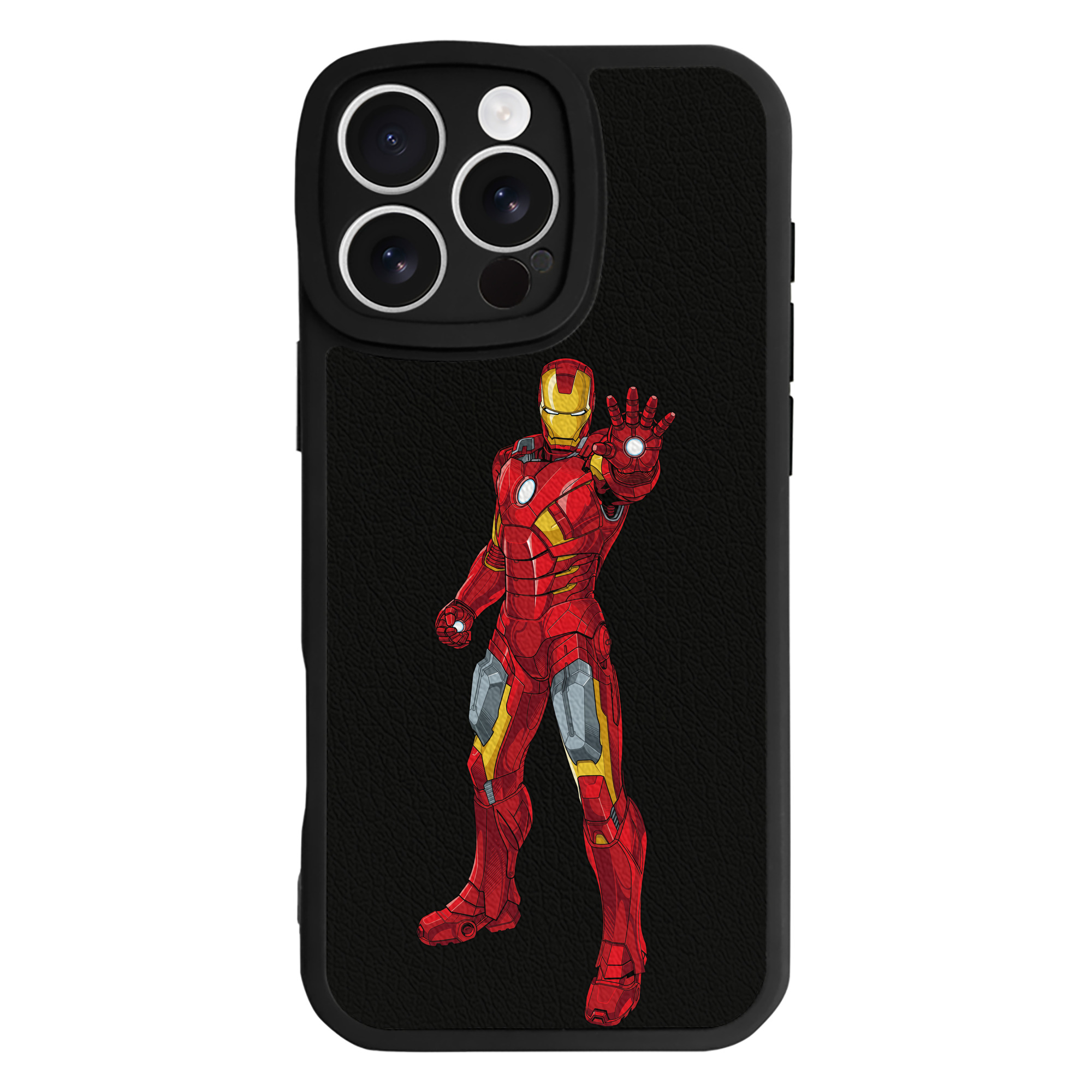 （画像用） アベンジャーズ The Avengers 【iPhone 16シリーズ対応】シリコンスマホケース（レザー調） 材質：シリコン